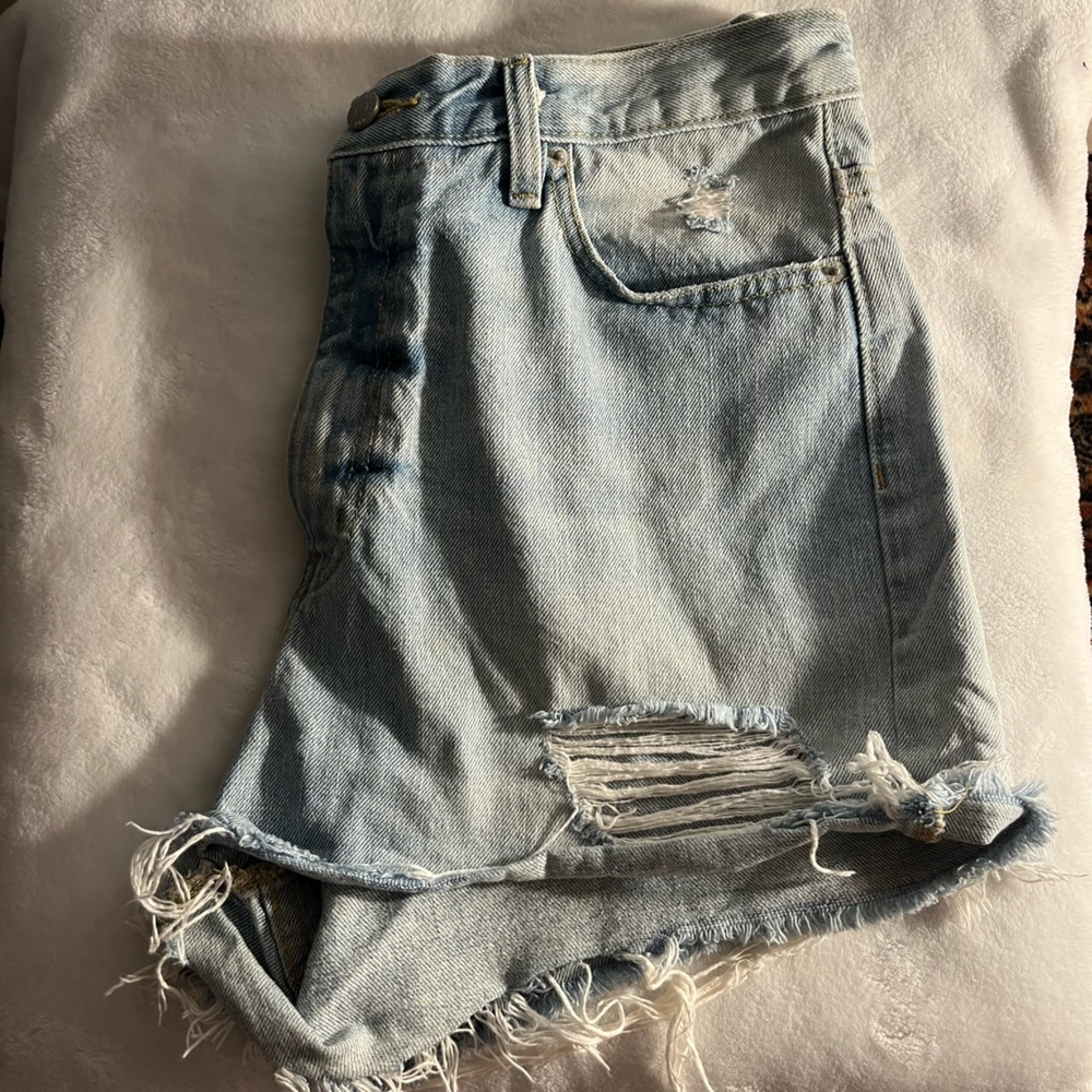 BDG distressed jean shorts